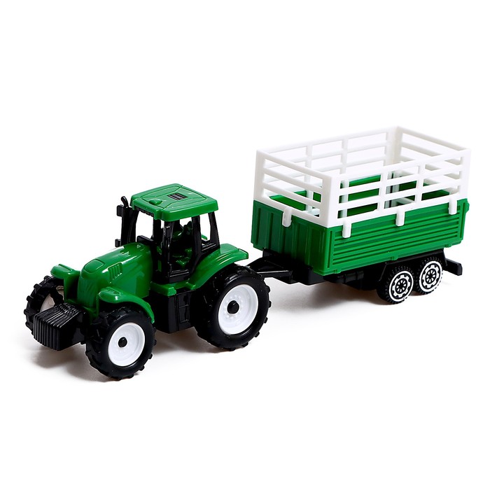 Игровой набор «Ферма», 2 трактора и животные - фото 1911928481