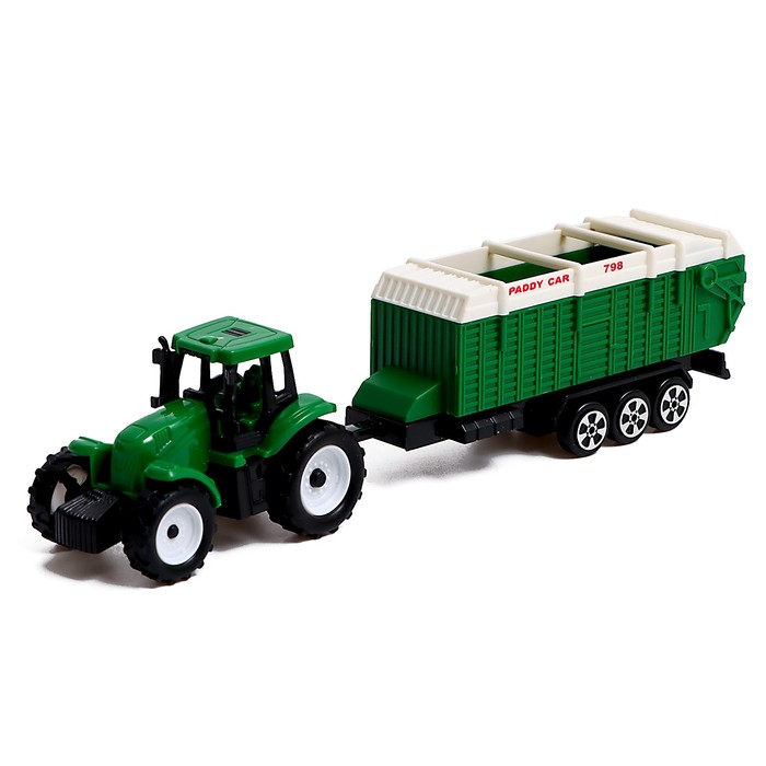 Игровой набор «Ферма», трактор и животные, МИКС - фото 1911928488