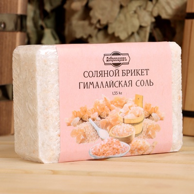 Соляной брикет «Гималайская соль» 1.35 кг «Добропаровъ»