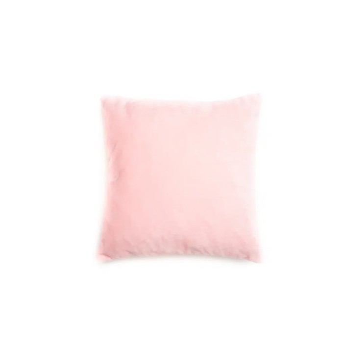 Фирменная подушка, 40х40 см, цвет розовый