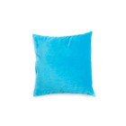 Фирменная подушка, 40х40 см, цвет голубой - фото 298736344