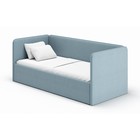 Кровать-диван Leonardo, 200х90 см, большая боковина, цвет голубой - фото 109930561