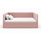 Кровать-диван Leonardo, 200х90 см, большая боковина, цвет роза - Фото 3