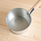 Ковш - черпак для бани и сауны, 1.5 л, оцинкованная сталь деревянная ручка, «Добропаровъ» - Фото 5