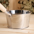 Ковш - черпак для бани и сауны, 1.5 л, нержавеющая сталь, деревянная ручка, «Добропаровъ» - Фото 6