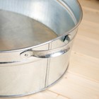 Таз для бани, овальный, оцинкованная сталь, 23 л - фото 24426659