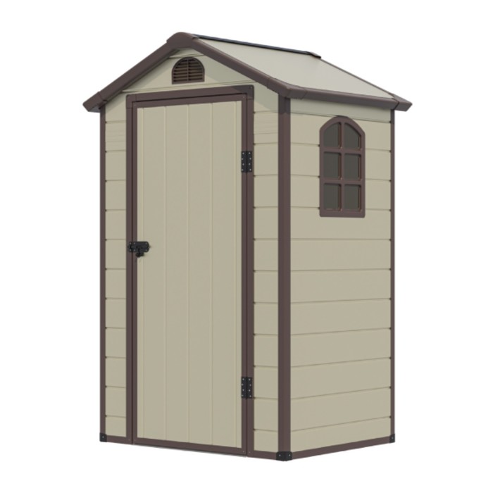 Сарай, 134×104×204 см, пластиковый, WOTEX