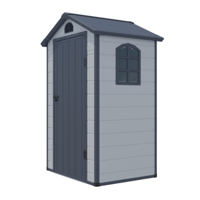 Сарай, 134×104×204 см, пластиковый, WOTEX