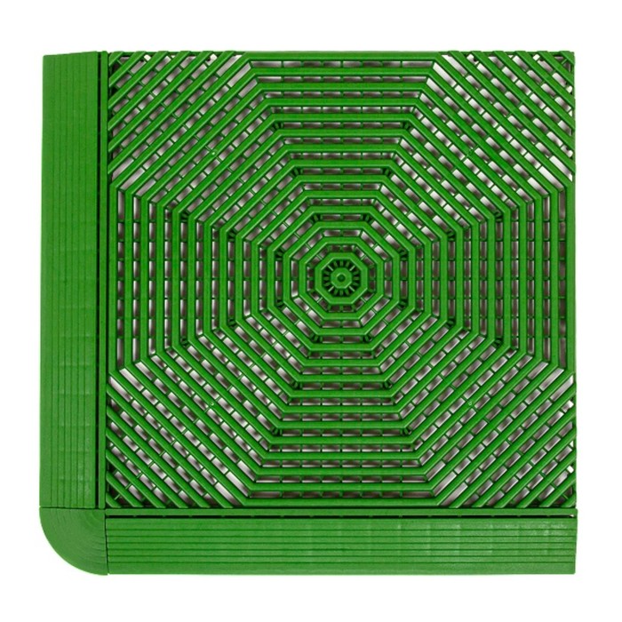 Бордюр для садовой дорожки HELEX, 40 × 40 × 1,8 см, зелёный - фото 1909168027