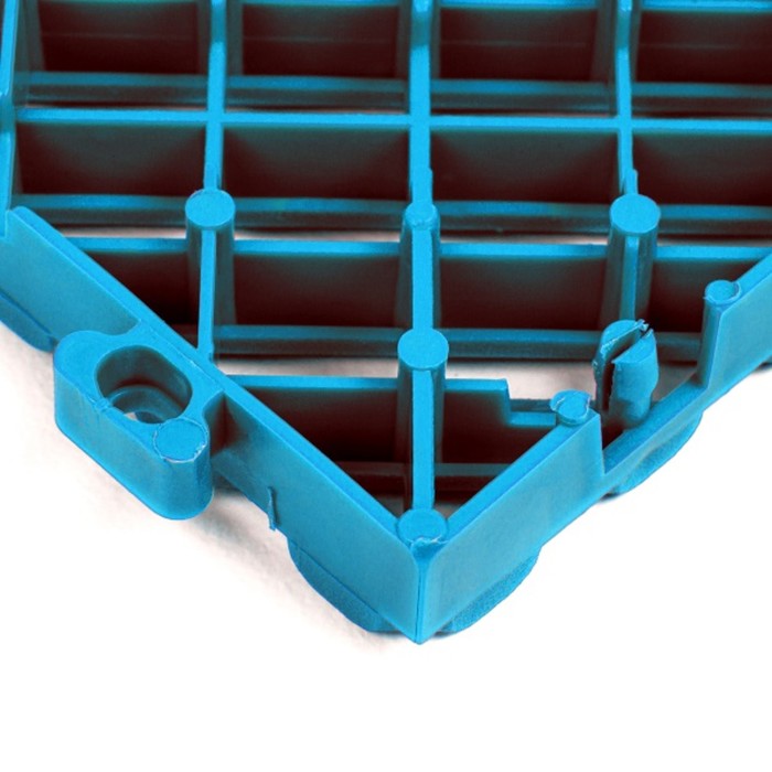 Модульное покрытие, 40 × 40 × 1,8 см, пластик, голубая, набор 6 шт. - фото 1890069992