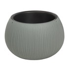 Кашпо для цветов Beton Bowl, 29 × 19,5 × 2 см, серое - Фото 1