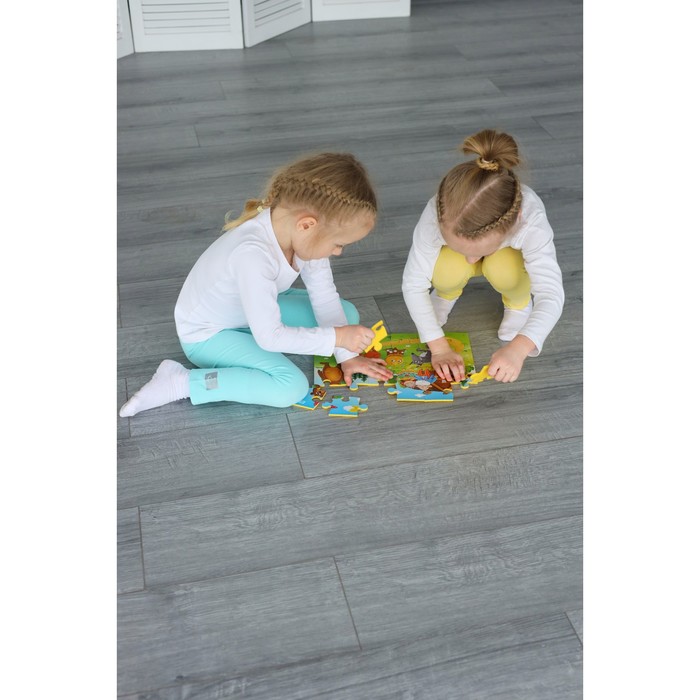 Развивающий мягкий пазл «Колобок», формат А4, 24 элемента 62384