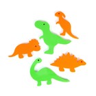 Развивающий набор стикеров для игры в ванне «Динозавры», 5 элементов - фото 3604132