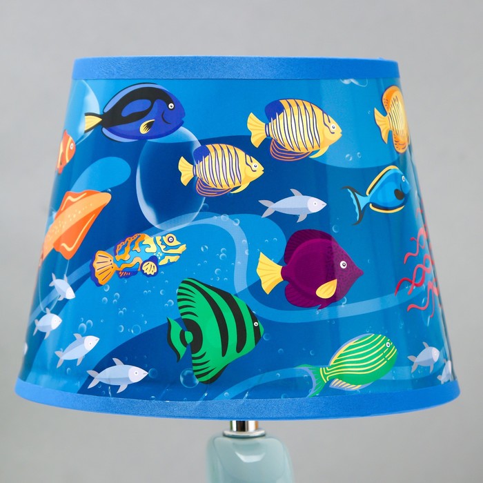 Настольная лампа "Морской мир" Е14 40Вт 25х25х38 см RISALUX - фото 1907706849