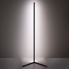 Торшер с ПДУ  "Угловой" LED 3000-6000K чёрный 40х148 см - фото 35747782