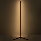 Торшер с ПДУ  "Угловой" LED 3000-6000K чёрный 40х148 см - фото 35747785