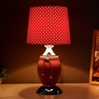 Настольная лампа "Шагрень" Е27 40Вт диммер розовый 22,5х22,5х45см RISALUX - Фото 3
