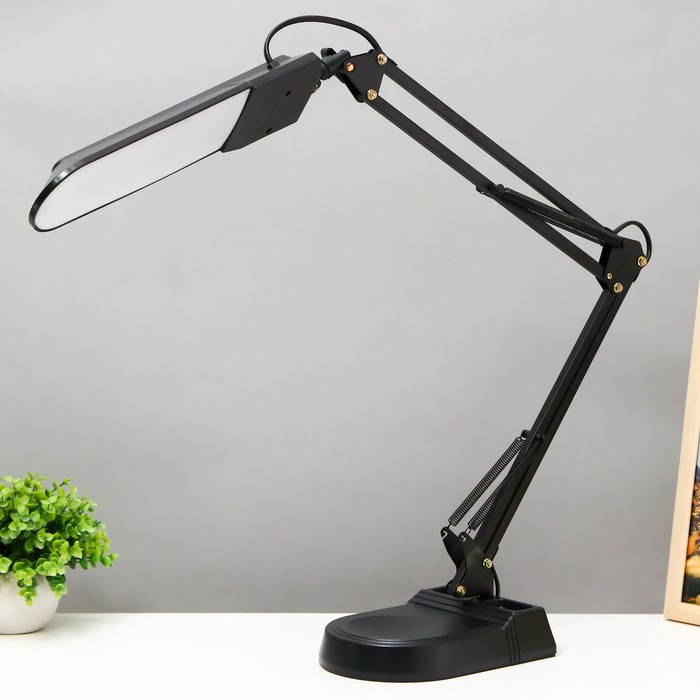 Настольная лампа "Степ" LED 5Вт 4000К черный 22,5х8х60см RISALUX - Фото 1