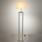 Торшер «Амалия» Е27 40 Вт LED 1 Вт серебро 38×23×155 см - фото 43741158