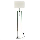 Торшер «Амалия» Е27 40 Вт LED 1 Вт серебро 38×23×155 см - фото 43741171