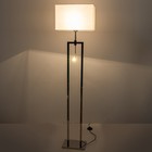 Торшер «Амалия» Е27 40 Вт LED 1 Вт серебро 38×23×155 см - фото 43741159
