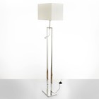 Торшер «Амалия» Е27 40 Вт LED 1 Вт серебро 38×23×155 см - фото 43741160