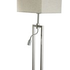 Торшер «Амалия» Е27 40 Вт LED 1 Вт серебро 38×23×155 см - фото 43741161