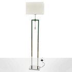 Торшер «Амалия» Е27 40 Вт LED 1 Вт серебро 38×23×155 см - фото 43741163