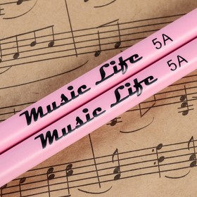 Барабанные палочки Music Life, 5 А, клён, розовые