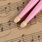 Барабанные палочки Music Life, 5А, клён, розовые - Фото 3