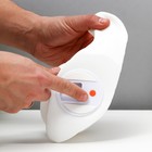 Ночник-мякиш "Улитка" LED RGB USB АКБ белый  9х22х16см RISALUX - фото 22174500