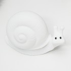 Ночник-мякиш "Улитка" LED RGB USB АКБ белый  9х22х16см RISALUX - фото 22174503