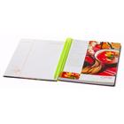 Книга для записи кулинарных рецептов, А5, 80 листов на гребне "Яркие рецепты", 5 цветных разделителей, твёрдая обложка - фото 8241263