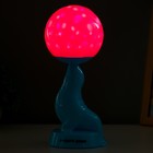 Настольная лампа "Морской котик" LED 3Вт 3АА 3000К голубой 10х11х26 см RISALUX - Фото 5