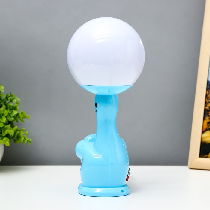 Настольная лампа "Жонглер" LED 3Вт 3000К голубой 7,5х7,5х26 см RISALUX - фото 1909168854