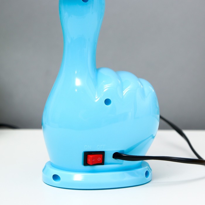 Настольная лампа "Жонглер" LED 3Вт 3000К голубой 7,5х7,5х26 см RISALUX - фото 1890070816