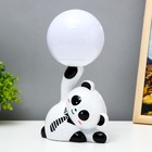 Настольная лампа "Панда" LED 3Вт 3000К белый 14х7х26 см RISALUX - фото 10439556