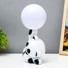 Настольная лампа "Панда" LED 3Вт 3000К белый 14х7х26 см RISALUX - фото 24597579