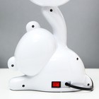 Настольная лампа "Панда" LED 3Вт 3000К белый 14х7х26 см RISALUX - фото 24597582