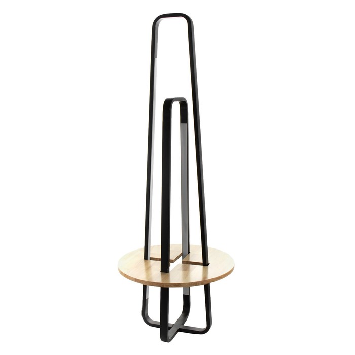 Торшер BayerLux «Лоути», LED, 44 Вт, 4000К, чёрный, 60×60×160 см - Фото 1