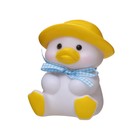 Ночник "Утёнок" LED от батареек жёлтый 7х8,5х11 см RISALUX - фото 22174747