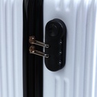 Чемодан детский на колёсах 39 л (S), на молнии, с кодовым замком, 4 колеса, белый - Фото 6