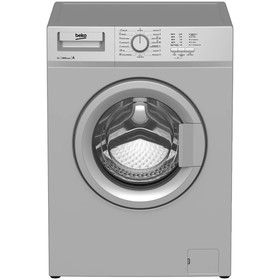 Стиральная машина Beko WRS55P1BSS, класс А, 1000 об/мин, 5 кг, серебристая