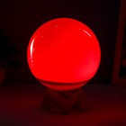 Ночник «Шар» LED 7 цветов АКБ USB МИКС 15×15×18 см RISALUX - Фото 5