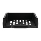 Лоток для бумаг Стамм «Лидер», А4, горизонтальный, 1 отделение, чёрный - Фото 4