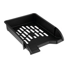 Лоток для бумаг Стамм «Лидер», А4, горизонтальный, 1 отделение, чёрный - Фото 6