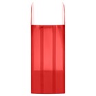 Лоток для бумаг вертикальный СТАММ "Фаворит", тонированный красный, ширина 90мм - Фото 4