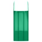 Лоток для бумаг вертикальный СТАММ "Фаворит", тонированный зеленый, ширина 90мм - Фото 4