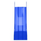 Лоток для бумаг вертикальный СТАММ "Фаворит", тонированный синий, ширина 90мм - Фото 3