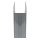 Лоток для бумаг вертикальный СТАММ "Фаворит", серый, ширина 90мм - Фото 6
